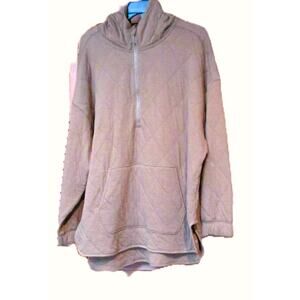 Old Navy Tan Quilted Sweatshirt